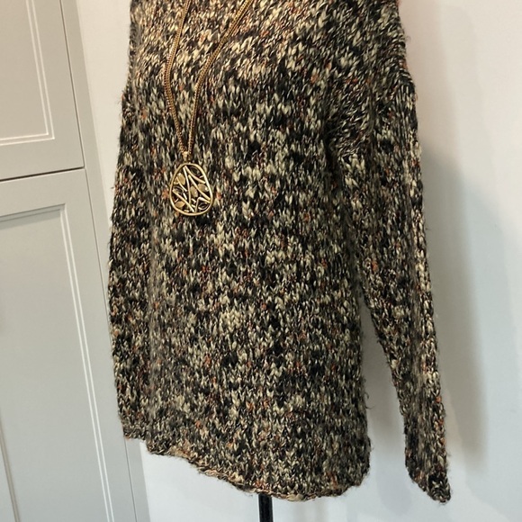 Club Monaco Marled Knit Sweater M Super Soft Cotton Acrylic Blend Pullover - Picture 7 of 12